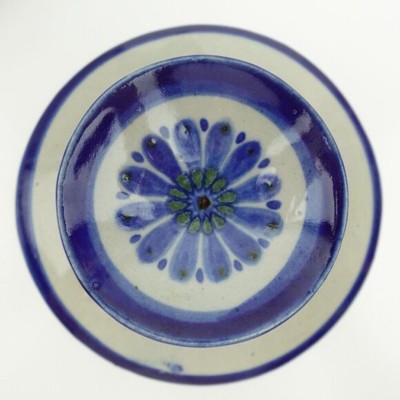 Ken Edwards Mexican Pottery Covered Casserole Pot with Lid Signed - Picture 10 of 15